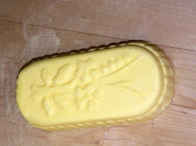 Fertige frische Alpbutter