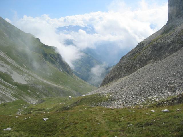 Das Steilerbachtal oberhalb Sufers